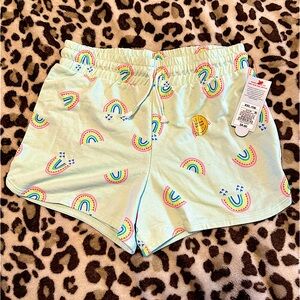 NWT CAT & JACK Mint Rainbow girl’s shorts